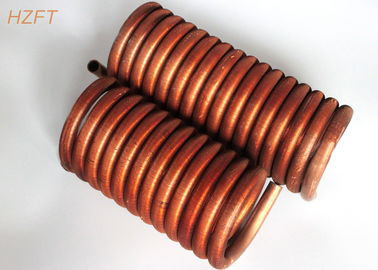 C12000 / C12200 Copper Tube Coil Heat Exchanger untuk Tangki Air