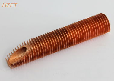 Dengan Proses Roll Forming Copper Fin Tube untuk Cooler Pembangkit Listrik dengan C12000 / C12200