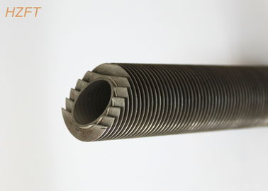 316 / 316L Laser Fin Stainless Steel Finned Tube untuk Condensing Boiler 1.5mm Wall
